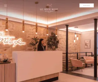 Hotellemilierose.com(Hotel Le Milie Rose) Screenshot