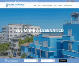 Hotelleonardo.com(Hotel 3 stelle Cesenatico) Screenshot