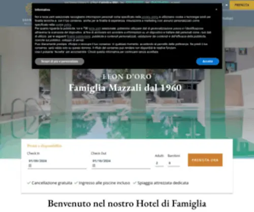 Hotelleondorocattolica.it(Cattolica Hotel Leon D'Oro) Screenshot