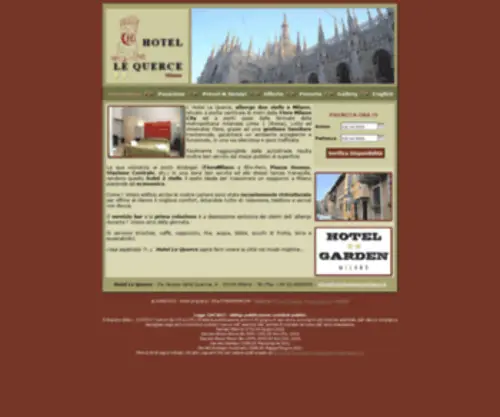 Hotellequercemilano.it(Milano Hotel Le Querce) Screenshot