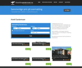 Hotellergardermoen.no(Hotellergardermoen) Screenshot