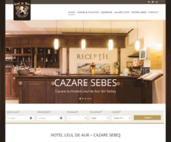 Hotelleuldeaur.ro(Cazare Sebes) Screenshot