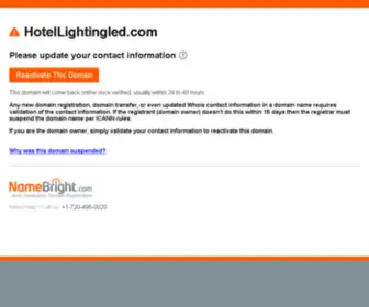 Hotellightingled.com(Hotel lighting) Screenshot