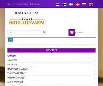 Hotellitavarat.fi(Laajin valikoima laadukkaita hotellitavaroita) Screenshot