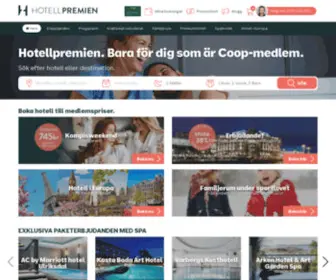 Hotellpremien.se(Coop hotell) Screenshot