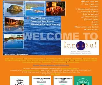 Hotellunaazul.com(Ostional turtle beach costa rica) Screenshot