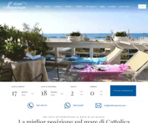 Hotellungomare.com(Hotel Cattolica 3 Stelle Per Famiglie Sul Lungomare) Screenshot