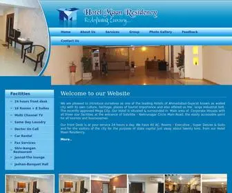 Hotelmaanresidency.com(Hotel Maan Residencu) Screenshot