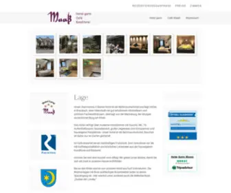 Hotelmaass.de(Hotel garni) Screenshot