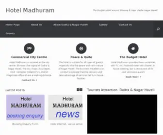 Hotelmadhuram.in(Hotel Madhuram Udaipur) Screenshot