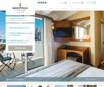 Hotelmaestrale.com(Hotel 4 stelle Riccione) Screenshot