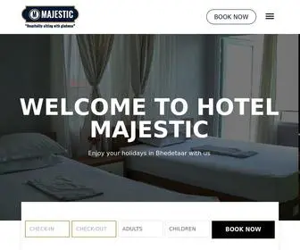 Hotelmajestic.com.np(Hotel Majestic Bhedetar) Screenshot