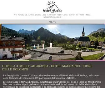 Hotelmalita.it(Active Hotel Malita nel cuore delle Dolomiti) Screenshot