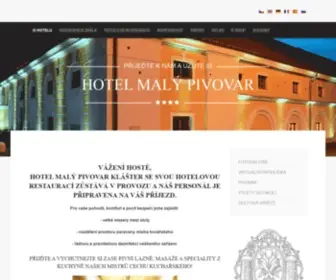 Hotelmalypivovar.cz(Hotelmalypivovar) Screenshot