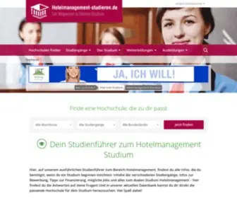 Hotelmanagement-Studieren.de(Infos) Screenshot