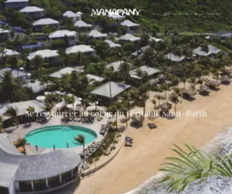 Hotelmanapany-Stbarth.fr(Hôtel Manapany) Screenshot