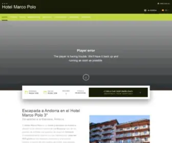 Hotelmarcopolo.com(Andorra esquí) Screenshot