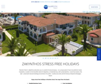 Hotelmarelen.gr(Marelen Hotel in Kalamaki Zante Zakynthos Greece) Screenshot