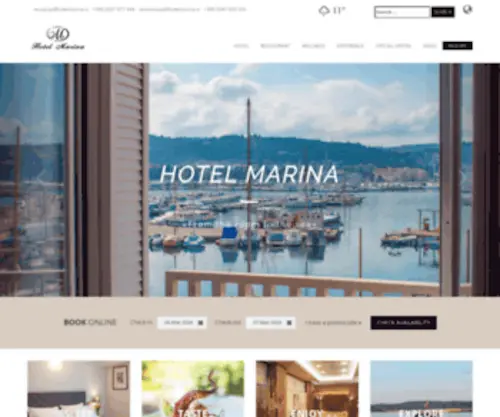 Hotelmarina.si(Hotel Marina) Screenshot