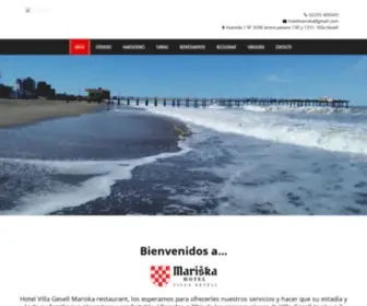 Hotelmariska.com.ar(Villa Gesell) Screenshot