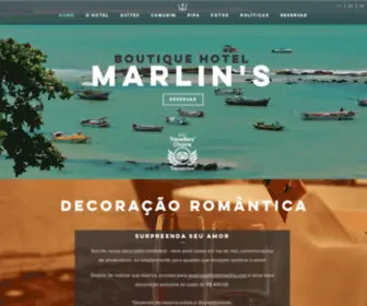 Hotelmarlins.com(Boutique Hotel Marlin's) Screenshot