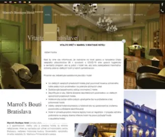 Hotelmarrols.sk(Marrol's Boutique Hotel) Screenshot