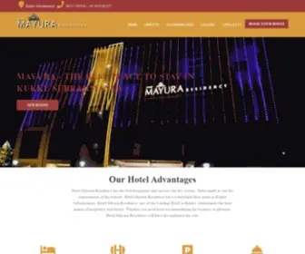 Hotelmayuraresidency.com(Hotel-Mayura Residency) Screenshot