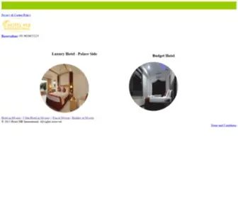 Hotelmbinternational.co(Hotel M.B International Mysore) Screenshot