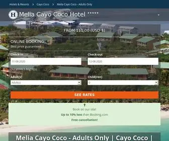 Hotelmeliacayococo.com(FREE Cancelation) Screenshot