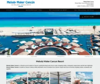 Hotelmelodymakercancun.com(Armar House All Inclusive Resort) Screenshot