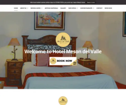 Hotelmesondelvalle.com(Mesón) Screenshot