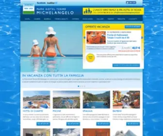 Hotelmichelangeloischia.it(Park Hotel Terme Michelangelo) Screenshot