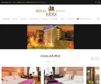 Hotelmidas.com(Midas Hotel Ankara) Screenshot