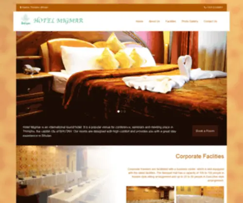 Hotelmigmar.com(Hotel Migmar) Screenshot