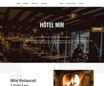 Hotelmir.fr(Hôtel Mir) Screenshot