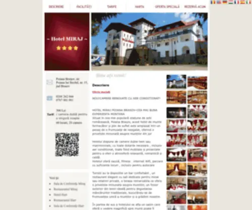 Hotelmiraj.com(Descriere Hotel MIRAJ) Screenshot
