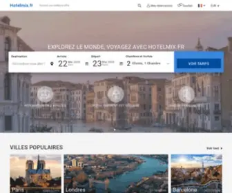 Hotelmix.fr(Réserver des hôtels en ligne) Screenshot