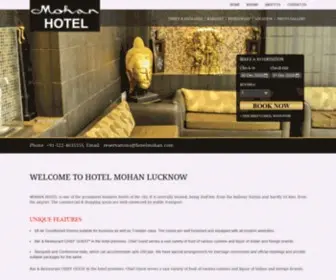 Hotelmohan.com(The city of Lucknow where the elegant HOTEL MOHAN LUCKNOW) Screenshot