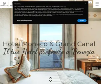 Hotelmonaco.it(Hotel Monaco & Grand Canal Venezia) Screenshot