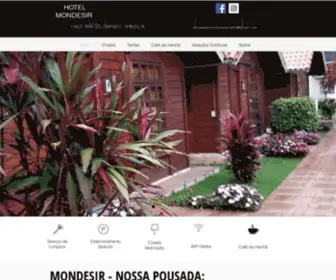 Hotelmondesir.com.br(HOTEL CHALES POUSADA MONDESIR PENEDO RIO DE JANEIRO) Screenshot