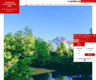 Hotelmontagnevertestrasbourg.com(Strasbourg Montagne Verte Hotel) Screenshot