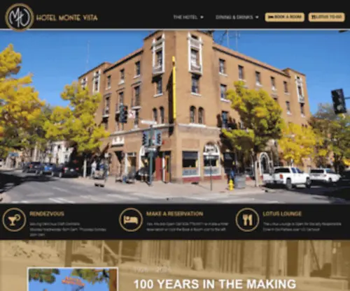 Hotelmontevista.com(Historic Flagstaff Arizona Icon) Screenshot