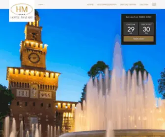 Hotelmozartmilan.com(Elegance and functionality in the heart of Milan) Screenshot