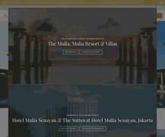 Hotelmulia.com(Luxury Hotel in Jakarta) Screenshot