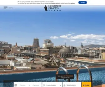 Hotelnegrescoprincess.com(Hotel en Barcelona 4) Screenshot