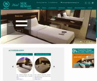 Hotelnewbengal.com(Hotel New Bengal) Screenshot