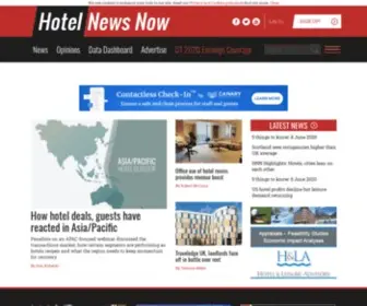 Hotelnewsnow.com(HNN) Screenshot