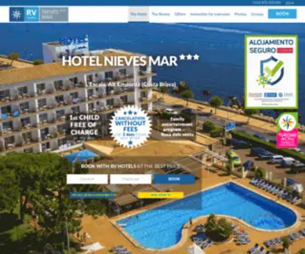 Hotelnievesmar.es(RVHotels Nieves Mar) Screenshot