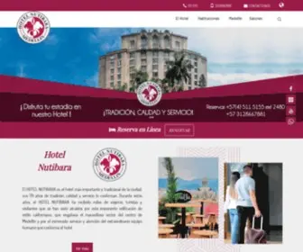 Hotelnutibara.com(Hotel Nutibara Medellín) Screenshot