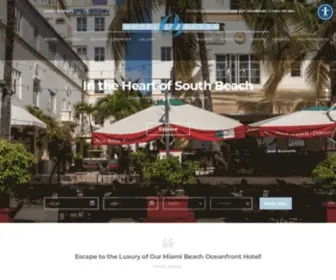 Hotelocean.com(Escape Our Miami Beach Oceanfront Hotel. The Hotel Ocean) Screenshot